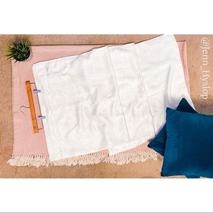 Marshals | White Textured Curtains 54” Wide Panels